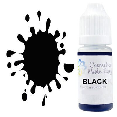 Color Negro 50ml Líquido Cosmético-tinte Base De Agua, Jabón, Cuidado De La Piel, Bombas De Baño • 5.82€