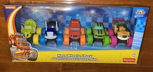 Blaze and the Monster Machines Neon Wheels 5 Pack Set Die-Cast Toys Vehicles New - Bild 1 von 4
