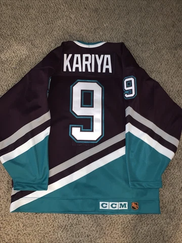 AUTHENTIC 1994 CENTER ICE XL MIGHTY DUCKS JERSEY 48 FIGHT STRAP ULTRAFIL CCM Cover
