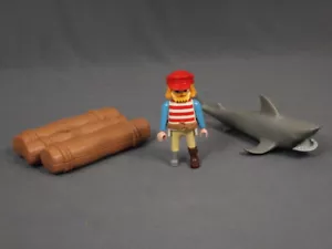 Playmobil 3852 Pirate Castaway Raft Shark - Picture 1 of 4