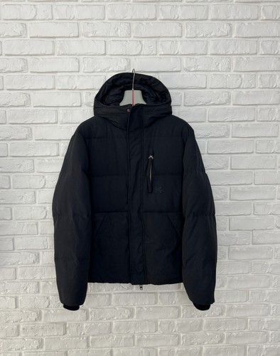 Piumino uomo Kenzo con cappuccio puffer piccolo logo nero taglia L