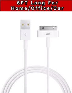 2Pack 6FT 30 pin USB Charging Data/Sync Cable Cord for iPad 1/2/3 iPod Nano 1-6 - Picture 1 of 7