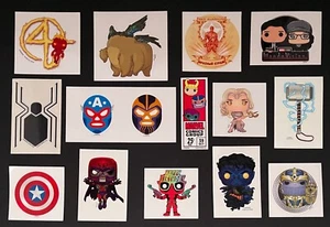 Funko Pop Marvel Collector Corps Exclusive Decals Stickers Water Bottle Sticker - Picture 1 of 18