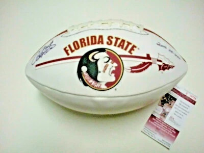 CHRIS WEINKE FLORIDA STATE SEMINOLES 2000 HEISMAN JSA/COA FÚTBOL FIRMADO  Foto 1 de 3