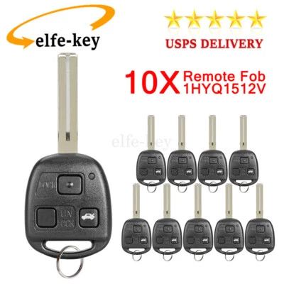 Lote 10 Llaveros a distancia 3B para Lexus ES300 GS300 GS400 IS300 HYQ1512V 1551-102-539 Foto 1 de 4