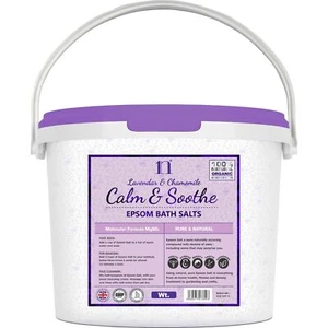 Scented Bath Epsom Salts Calm & Soothe Salt Bucket Foot Soak Magnesium Sulphate - Picture 1 of 8