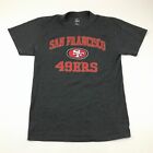 San Francisco 49ers Shirt Size Medium M Adult Tee Short Sleeve Gray NFL Football