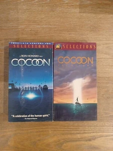 Cocoon 1 And 2 VHS Tape Lot The Return Sci-fi Drama Don Ameche Wilford Brimley - Imagen 1 de 4
