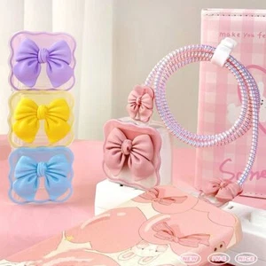 Knot Data Line Cover Charger Head Cover Plug USB Protector Cable Protector Case - Picture 1 of 15