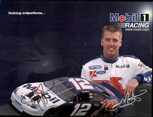 Jeremy Mayfield Signed Hero Post Card Photo NASCAR Racing *Autograph Den*