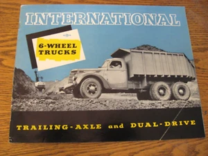 1939 International Harvester 6 wheel Truck Brochure VG 32 pgs - Picture 1 of 12