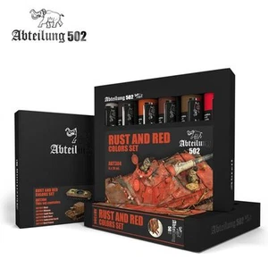 502 Abteilung Modeling Modeling Paint Set - ABT-304 óxido y meteorización roja (6 colores) - Imagen 1 de 1