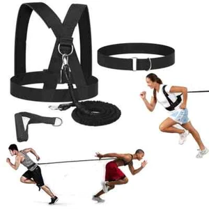 LOT Elastic Double Resistance BandS Fitness Equipment Training Pull Rope Track - Picture 1 of 34