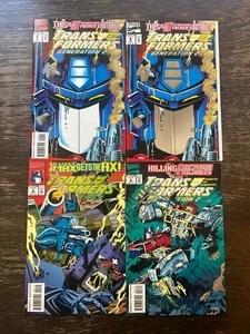 TRANSFORMERS GENERATION 2 1 2 3 UNREAD NM LOT FOIL & NON-FOIL COVERS Marvel MOTU - Picture 1 of 8