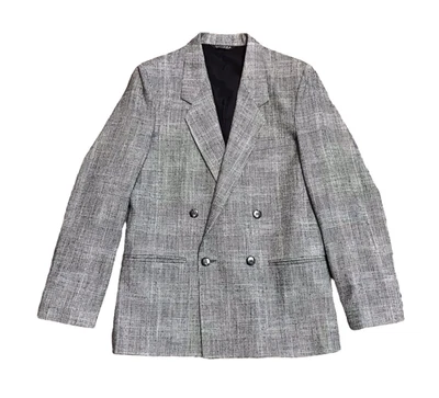 Christian Dior Double Breast Suit Jacket Houndstooth Jeune Homme Sportif READ - Image 1 of 4