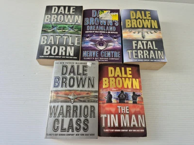 5 x Mixed Bulk Bundle By Dale Brown In Aust now ready to post Thriller Fiction  - image 1 of 4