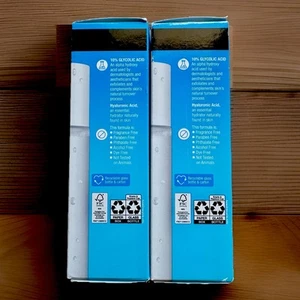 NIB 2 Neutrogena Hydro Boost+ Glycolic Acid Overnight Peel 3.2 oz (6.4 oz total) - Picture 1 of 2