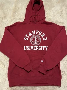 Sudadera Champion Stanford University para hombre talla M Cardinal NCAA sudadera con capucha roja - Imagen 1 de 7