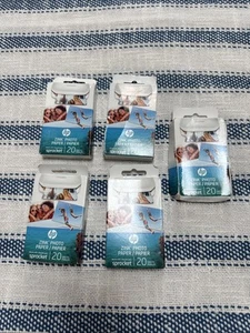 HP Sprocket Zink Photo Paper 2x3" 20 Sheets Each 5 Boxes!! - Bild 1 von 11