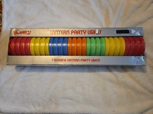 Paquete de 7 luces de fiesta de linternas parpadeantes de colección raras - Imagen 1 de 6