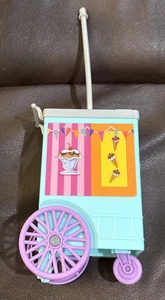 Barbie ice cream cart from BEACH BOARDWALK PLAYSET – Mattel No Accessories - Picture 1 of 6