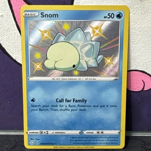 Pokemon TCG Snom SV033/SV122 Shining Fates Shiny Vault Shiny Holo Rare - Picture 1 of 2