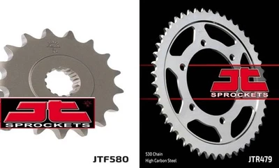 Front & Rear Sprocket Kit for YAMAHA FZ6 Fazer-5VX,4P5 04-08 JT Sprockets - Image 1 of 4