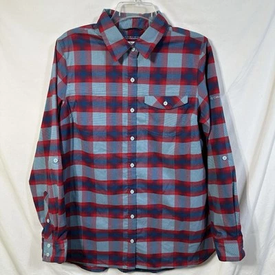 Túnica de franela Columbia Silver Ridge para mujer grande colorida a cuadros pesca al aire libre Foto 1 de 4