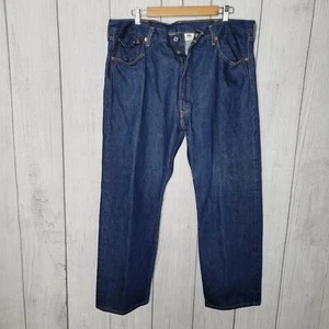 De colección Levis 501xx Y2K Lavado Oscuro Corte Recto Etiquetado 42x30 Medidas 38x28 - Imagen 1 de 12
