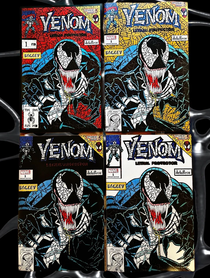 Venom Lethal Protector #1 Shattered Variant SET (Gold/Black/White/Red) - Image 1 of 2