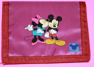 Mickey Mouse Wallet Minnie Mouse Red Purple Disney - Picture 1 of 4