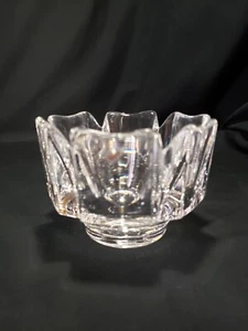 Orrefors Corona Crystal Bowl Lars Hellsten Sweden Signed and Numbered - Picture 1 of 9