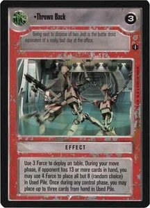 Thrown Back (Coruscant) | Decipher Star Wars CCG | NM/LP - Bild 1 von 1