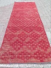Red Turkish Rug Runner, Hallway Rug, Stair Rugs, Aisle Rug 33"x96" Carpet Runner