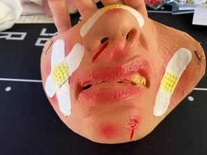 Funny Kids Adult Halloween Party Mask Latex Cosplay Party Horrible Scary props - Picture 1 of 12