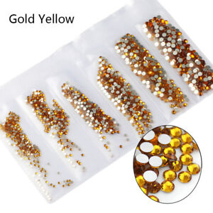 Partition-size 1200pcs Nail Art Rhinestones Crystals Strass For Nails Decoration