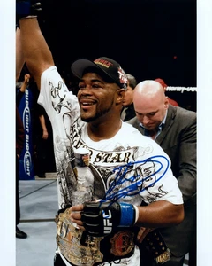 RASHAD EVANS Autograph Signed 8X10 #7 UFC HALL OF FAME CHAMPION - Picture 1 of 1