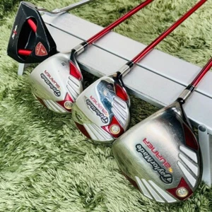 TaylorMade All Burner 11-piece Men's Golf Set 1W.3W.5W.5-9.PW.SW.Pt Carbon Right - Picture 1 of 8