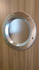 OJO DE BUEY PARA PUERTAS ACERO INOXIDABLE VIDRIO DE SEGURIDAD 350 mm - Imagen 1 de 33