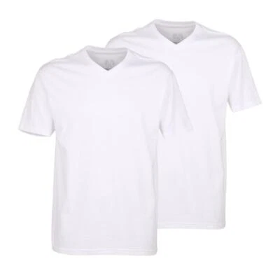 Ceceba Herren T-Shirts 2er Pack V-Ausschnitt American Shirts Maverick kurzarm - Bild 1 von 3