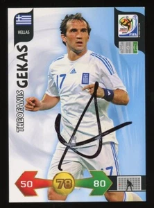Theofanis Gekas signed Auto 2010 Panini World Cup PSA - Bild 1 von 2