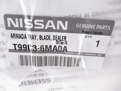 Genuine OEM Nissan T99C3-6MA0A Rear Cargo Area Protector Tray 2017-2020 Armada - Image 1 of 3