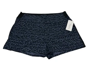 NET Athleta Brooklyn Animal Printed Alvyn Short Size 20 Lightweight Navy - Picture 1 of 6