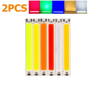 2X 60*8mm 3W COB LED Chips Colorful Source Full Strip Parts Panel Light Board - Picture 1 of 15