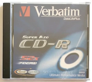 Cd Verbatim Cd-R 700 Mb. 52x Vergine Sigillato Nuovo Sealed - Picture 1 of 2