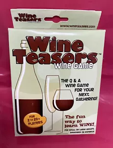 Wine Teasers Domanda Risposta Gioco Modo Divertente per Imparare il Vino Ottime Condizioni. Nuovo - Foto 1 di 8