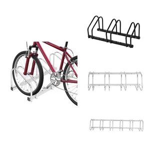 Bike Stand Rack 3/4/6 Wall or Floor Mounted Cycle Bicycle Garage Mount Holder - Picture 1 of 17