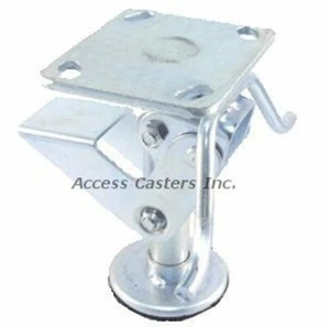 8PSTFL 8" Floor Lock with Handle, Foot Operated, 3-15/16" x 4-1/2" Top Plate - Picture 1 of 1