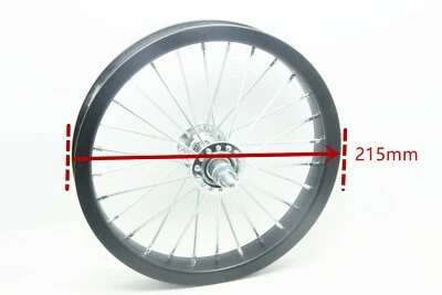 Front Wheel Fit 12 X 1.75 Tire Scooter Kids Bike Aluminum Iron M8X124mm Axle B - Image 1 of 4