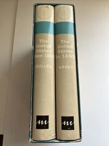 The United States A Modern History, Kraus & Dulles, 2 Vols in Slip Case 1959 - Picture 1 of 5